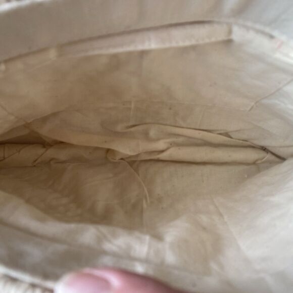 Vintage 1970’s Crochet Macrame Clutch Wristlet Handbag. Flex Frame. Never Used. - Picture 7 of 15